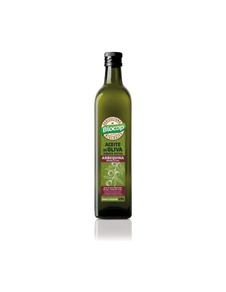 Aceite de oliva virgen extra arbequina 0,75 L de aceite Biocop