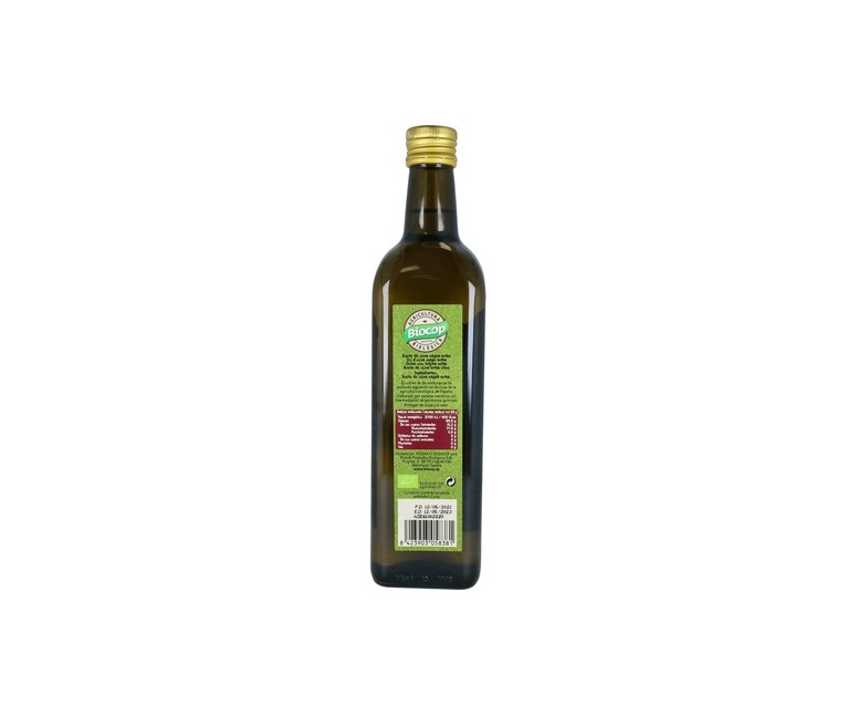 Aceite de oliva virgen extra arbequina 0,75 L de aceite Biocop