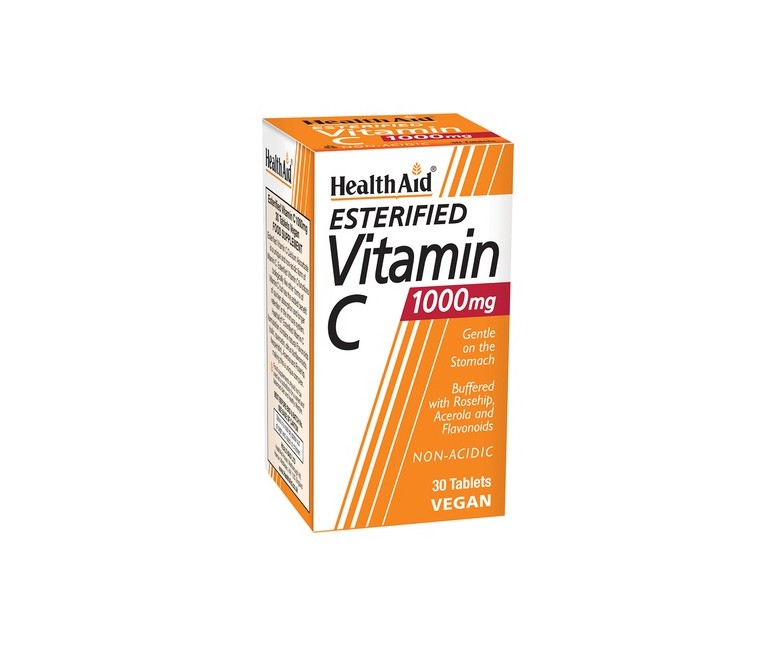 Vitamina C Esterificada 1000mg 30 comprimidos de 1000mg Health aid