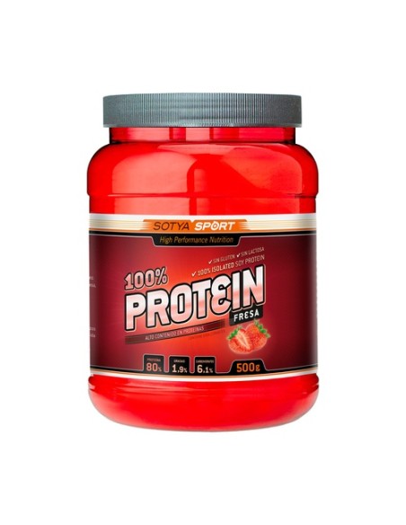 Proteína 90% 500 g de polvo (Fresa) Sotya