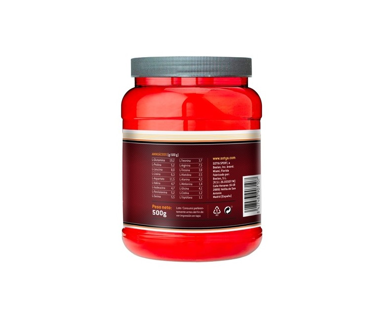 Proteína 90% 500 g de polvo (Fresa) Sotya