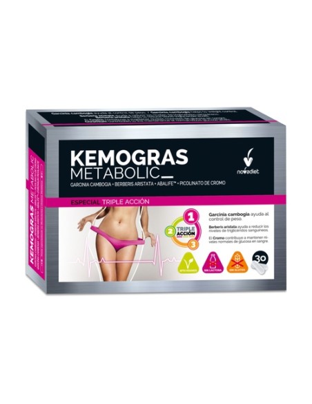 Kemogras metabolic 30 cápsulas vegetales Nova Diet