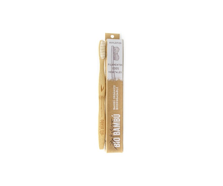 Cepillo de Dientes Adulto 100% Natural 1 unidad BioBambú