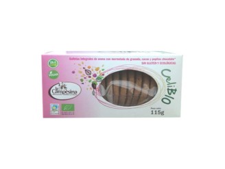 Galletas Celibio integrales de avena sin gluten Bio