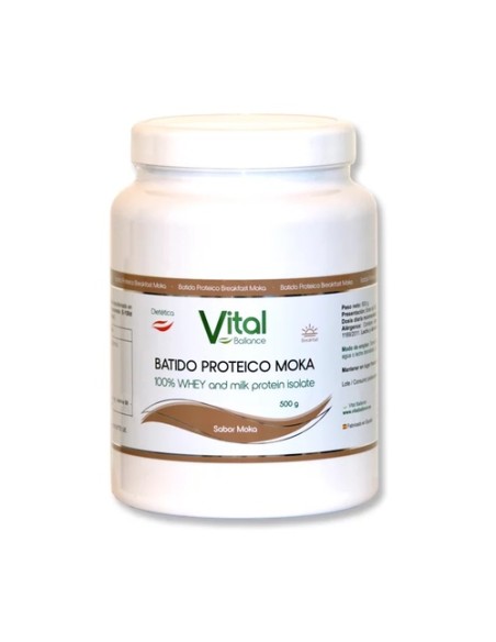 Batido de proteína moka 500 g de polvo Vital Ballance
