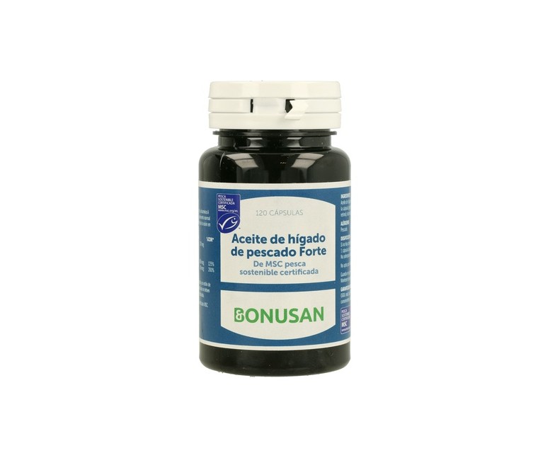 Aceite de Hígado de Pescado Forte 120 cápsulas Bonusan