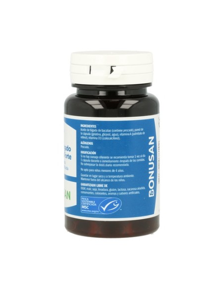 Aceite de Hígado de Pescado Forte 120 cápsulas Bonusan