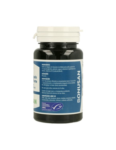 Aceite de Hígado de Pescado Forte 120 cápsulas Bonusan