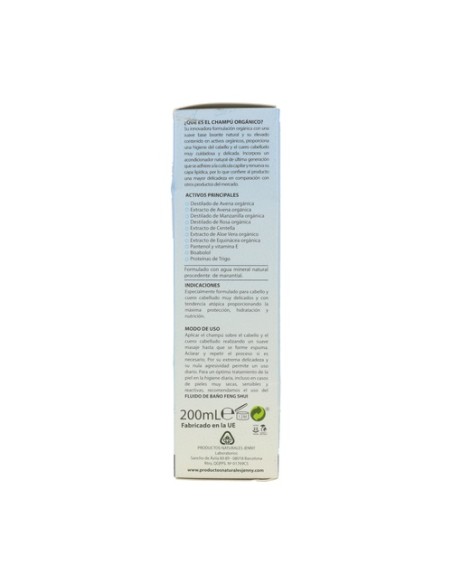 Champú Orgánico Cabellos Delicados Y Piel Atópica 200 ml Feng