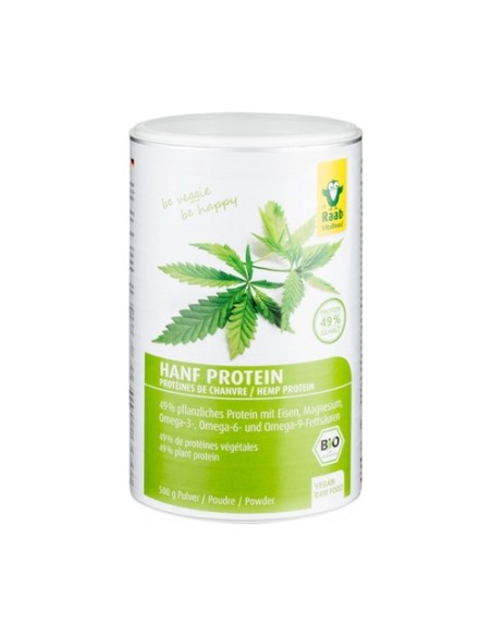 Proteínas Cáñamo Natural 500 g Raab
