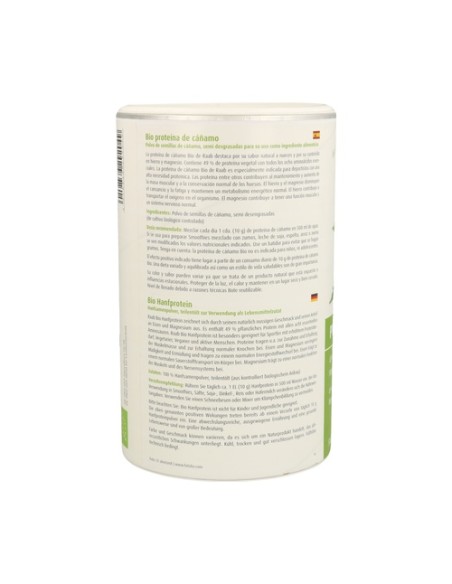 Proteínas Cáñamo Natural 500 g Raab