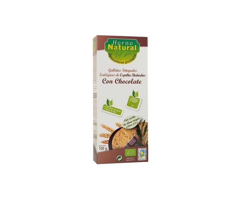 Galleta de espelta con chocolate Eco 100 g (Chocolate) Horno Natural