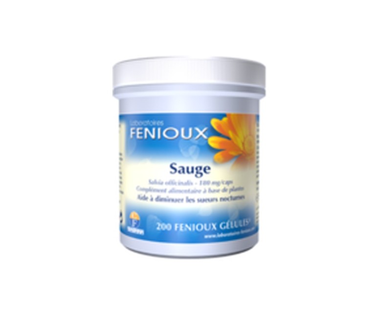 Salvia (Sauge) 200 cápsulas de 180mg Fenioux