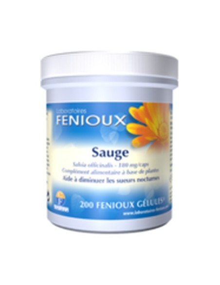 Salvia (Sauge) 200 cápsulas de 180mg Fenioux