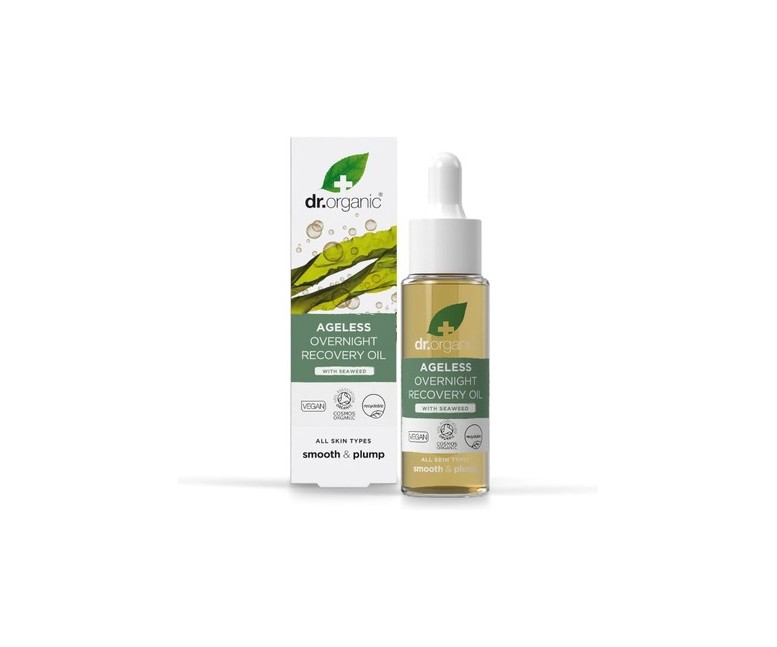 Aceite rejuvenecedor noche de algas marinas siempre joven 30 ml de aceite Dr. Organic