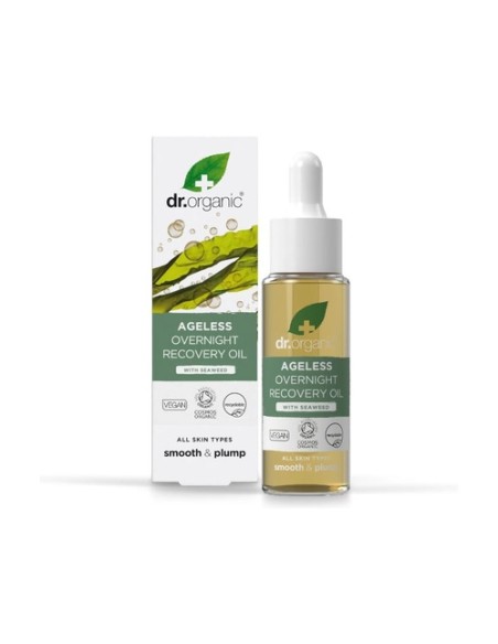 Aceite rejuvenecedor noche de algas marinas siempre joven 30 ml de aceite Dr. Organic