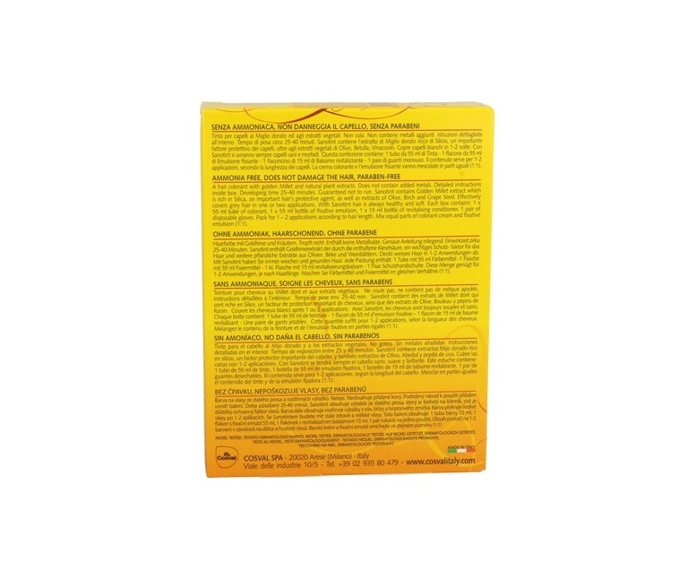 Tinte 19 Rubio Clarísimo 125 ml (Rubio claro) Sanotint