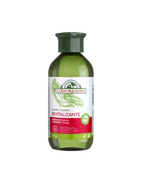 Champú Revitalizante Ginseng y Granada Bio 300 ml Corpore Sano