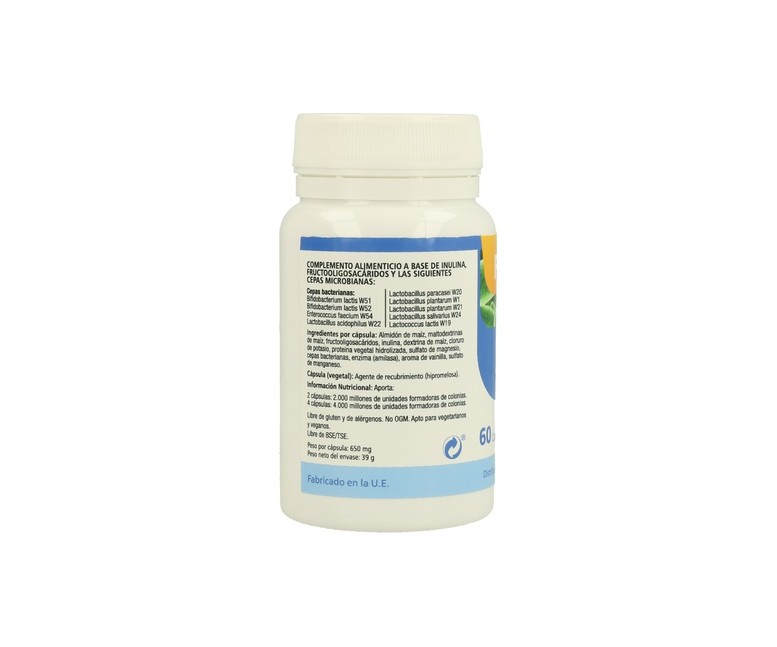 Florabif Prebiótico y pro biótico 60 cápsulas de 650mg Anroch Fharma