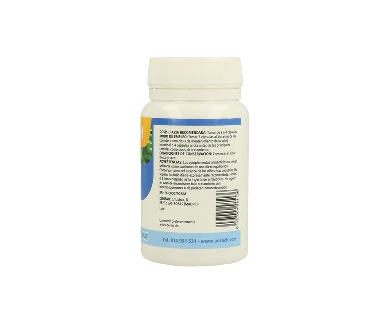 Florabif Prebiótico y pro biótico 60 cápsulas de 650mg Anroch Fharma