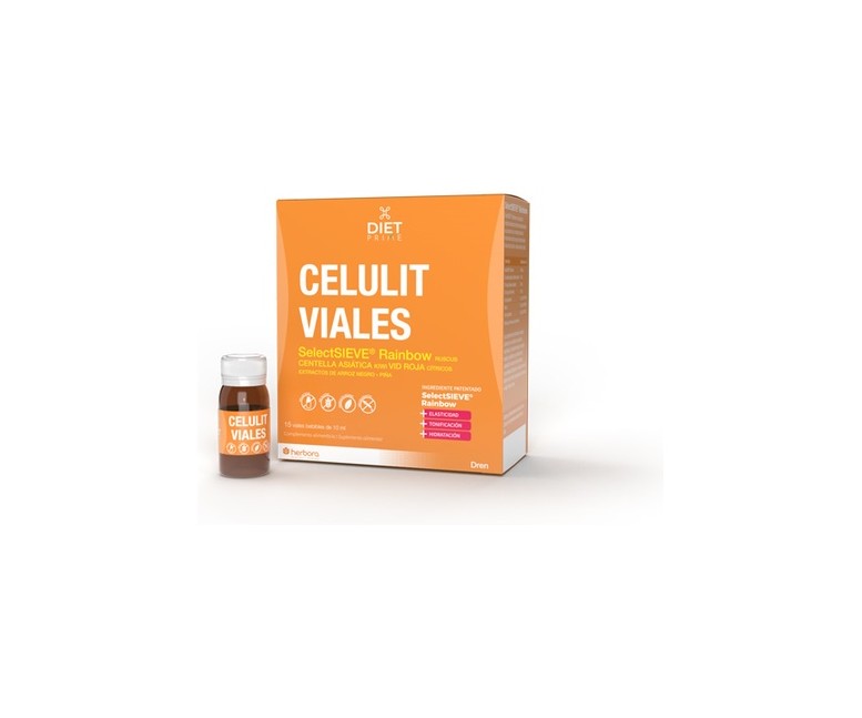 Diet Prime celulit viales 15 viales de 10ml Herbora