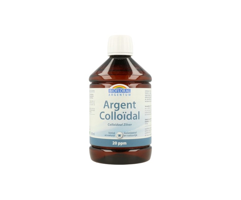Plata Coloidal 20 ppm 500 ml Biofloral
