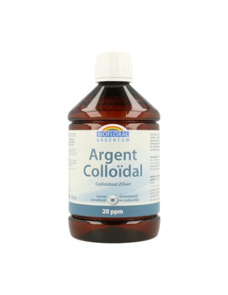 Plata Coloidal 20 ppm 500 ml Biofloral