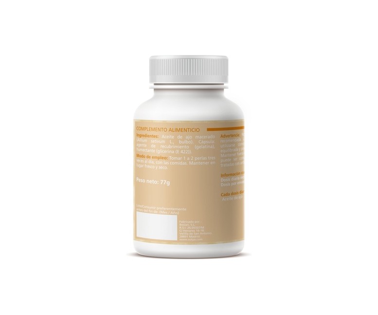 Ajo Macerado 110 perlas de 700mg Sotya