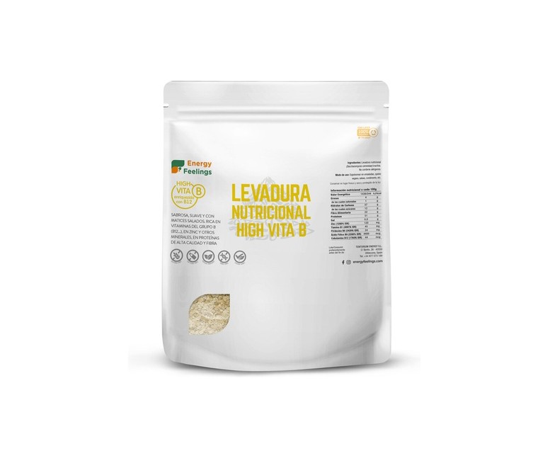 Levadura Nutricional en Copos con Vitamina B12 250 g Energy Feelings