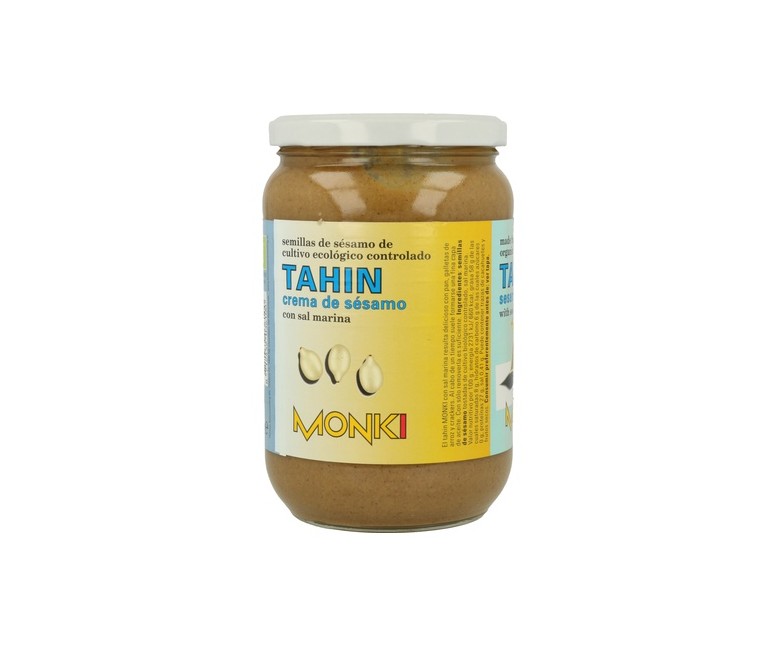Tahin crema de sésamo con sal marina 650 g Monki