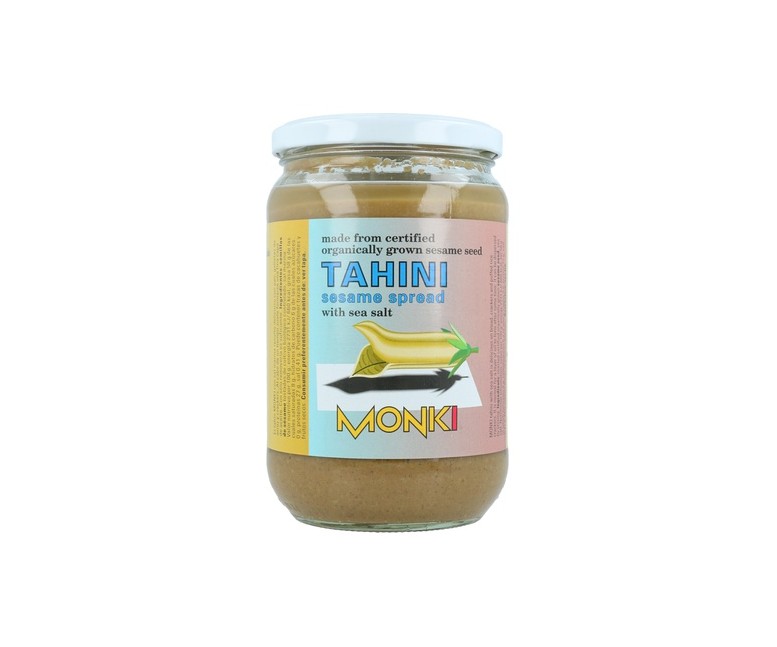 Tahin crema de sésamo con sal marina 650 g Monki