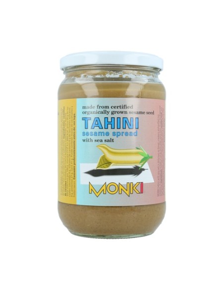 Tahin crema de sésamo con sal marina 650 g Monki