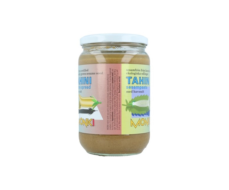 Tahin crema de sésamo con sal marina 650 g Monki