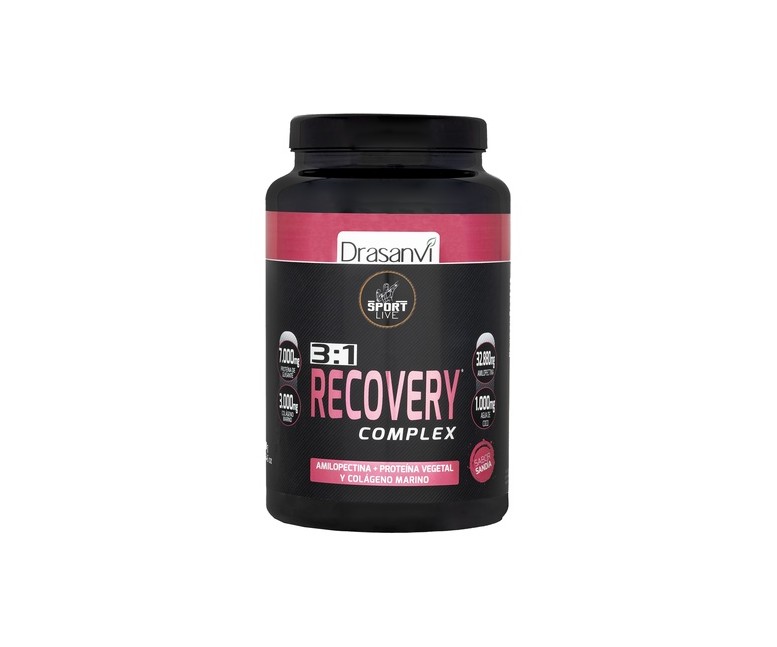 Recuperador muscular sport live 750 g de polvo (Sandía) Drasanvi