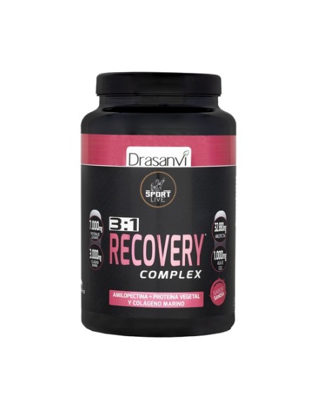 Recuperador muscular sport live 750 g de polvo (Sandía) Drasanvi