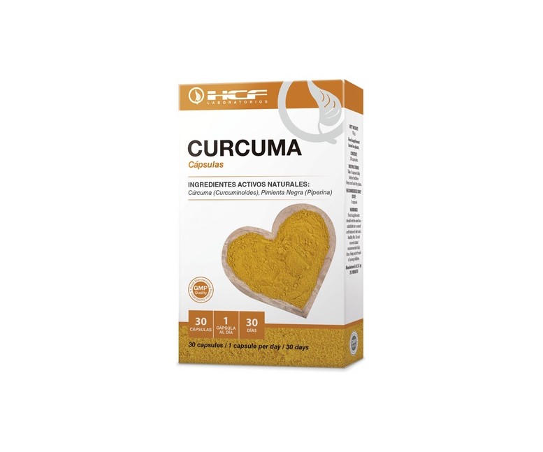 Cúrcuma 30 cápsulas Hcf
