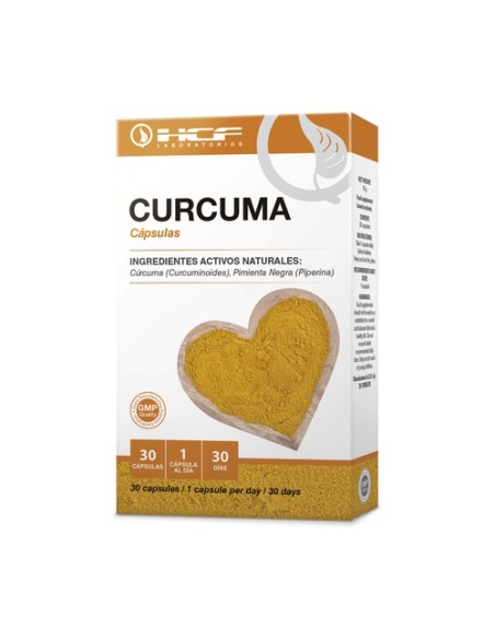 Cúrcuma 30 cápsulas Hcf