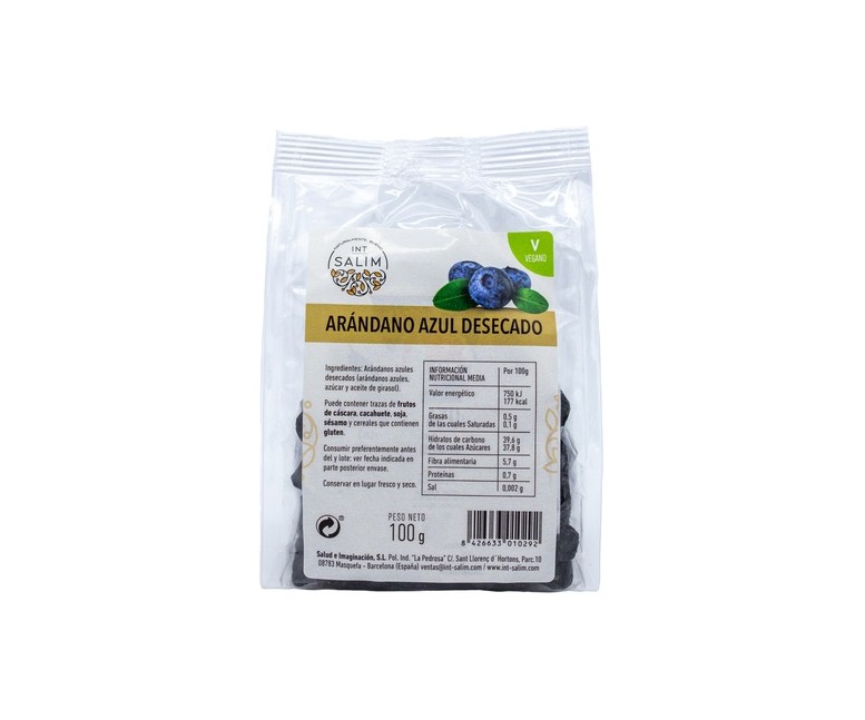 Arándano Azul Desecado 100 g Int-Salim