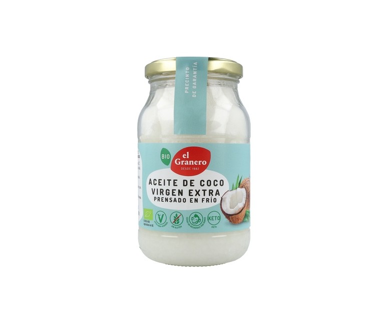 Aceite de Coco Virgen Bio 400 ml de aceite El Granero Integral