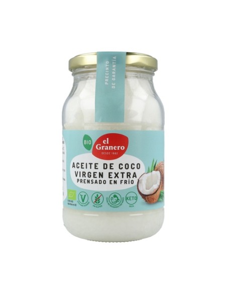 Aceite de Coco Virgen Bio 400 ml de aceite El Granero Integral