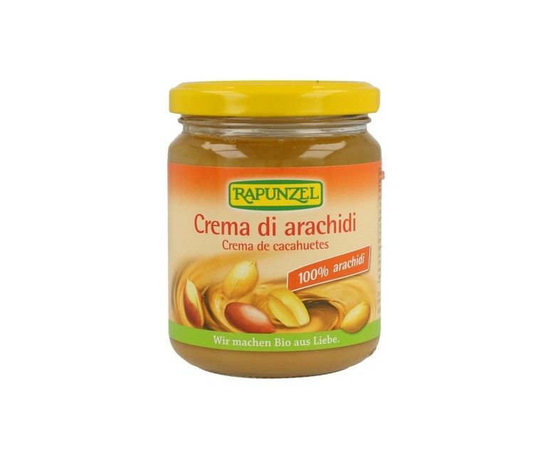 Crema de cacahuetes bio 250 g Rapunzel