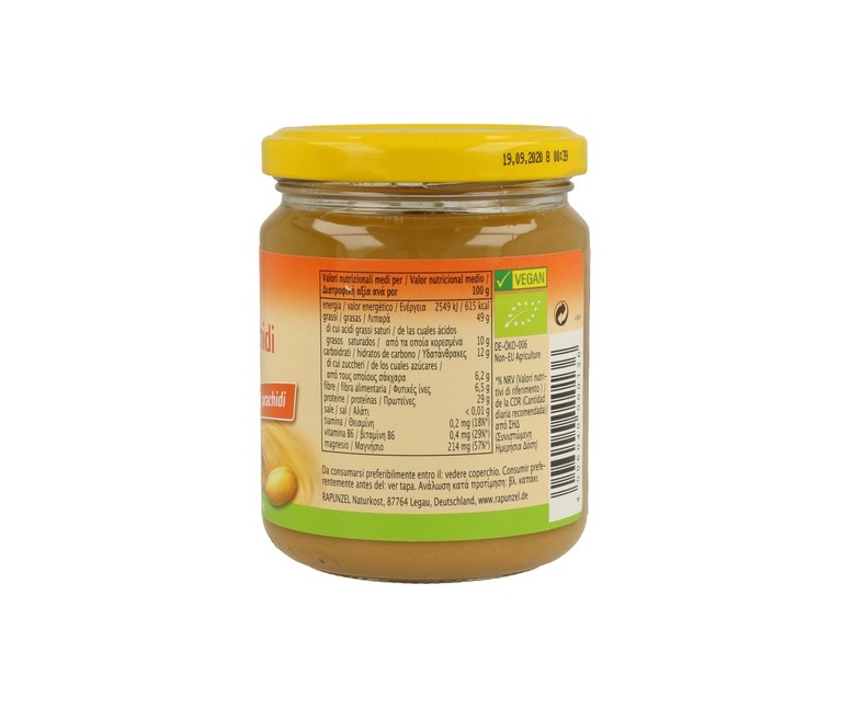 Crema de cacahuetes bio 250 g Rapunzel
