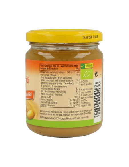 Crema de cacahuetes bio 250 g Rapunzel