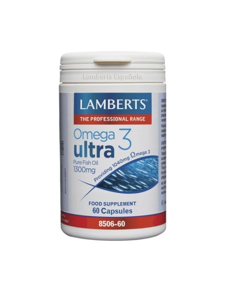 Omega 3 Ultra 60 cápsulas de 1300mg Lamberts