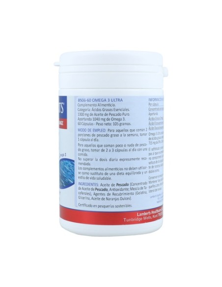 Omega 3 Ultra 60 cápsulas de 1300mg Lamberts
