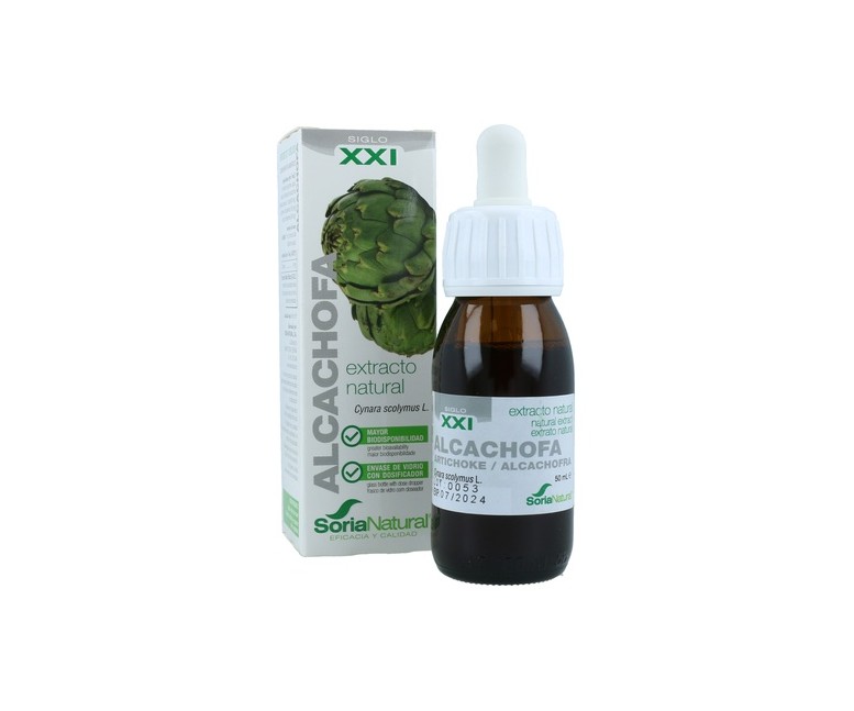 Extracto Natural de Alcachofa (Fórmula XXI) 50 ml Soria Natural