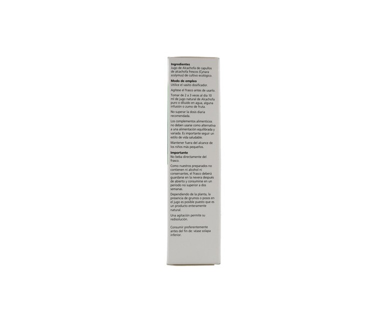 Jugo de Alcachofa 200 ml Salus