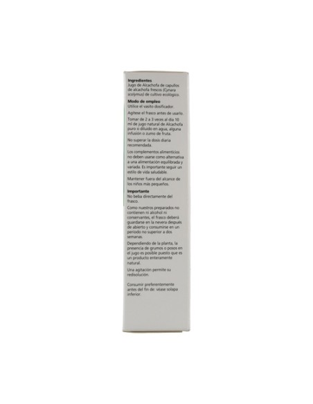 Jugo de Alcachofa 200 ml Salus