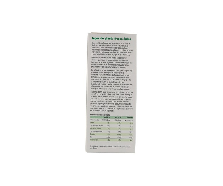 Jugo de Alcachofa 200 ml Salus