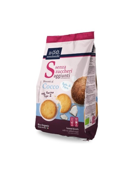 Galleta harina coco sin azúcar 250 g (Coco) SOTTOLESTELLE